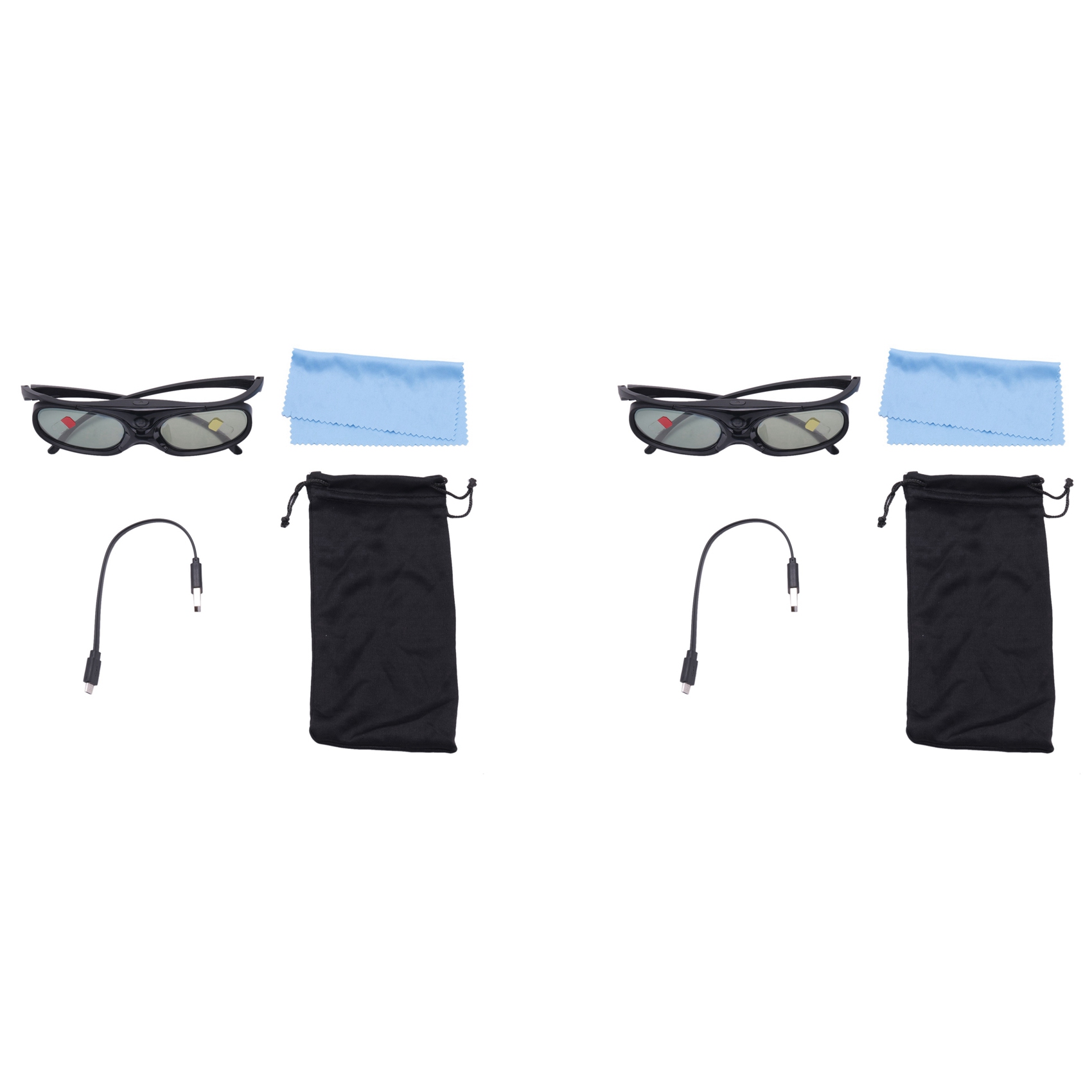 Active 3D Glasses Dlp Link Projector - 8 Pares de Óculos 3D com