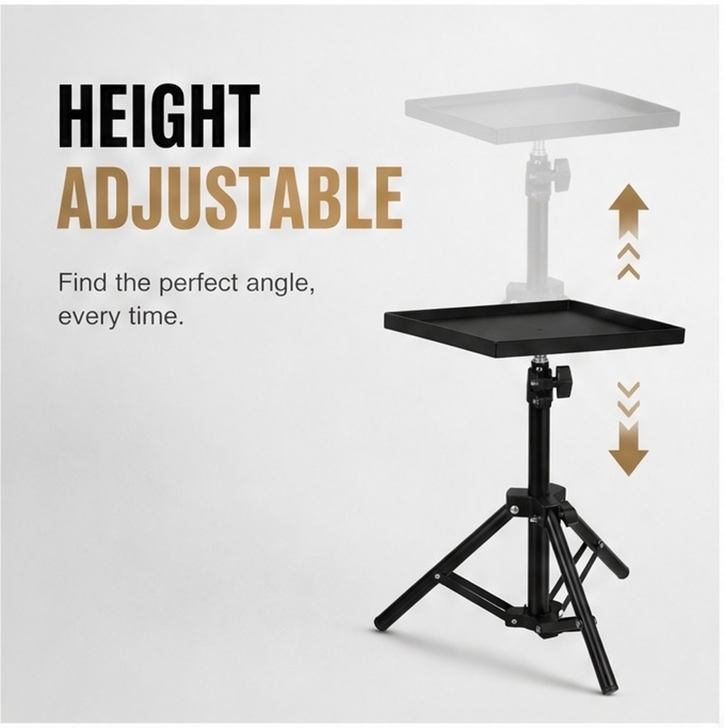 Projector Floor Stand Tripod Adjustable - Suporte de projetor ajustável – tripé