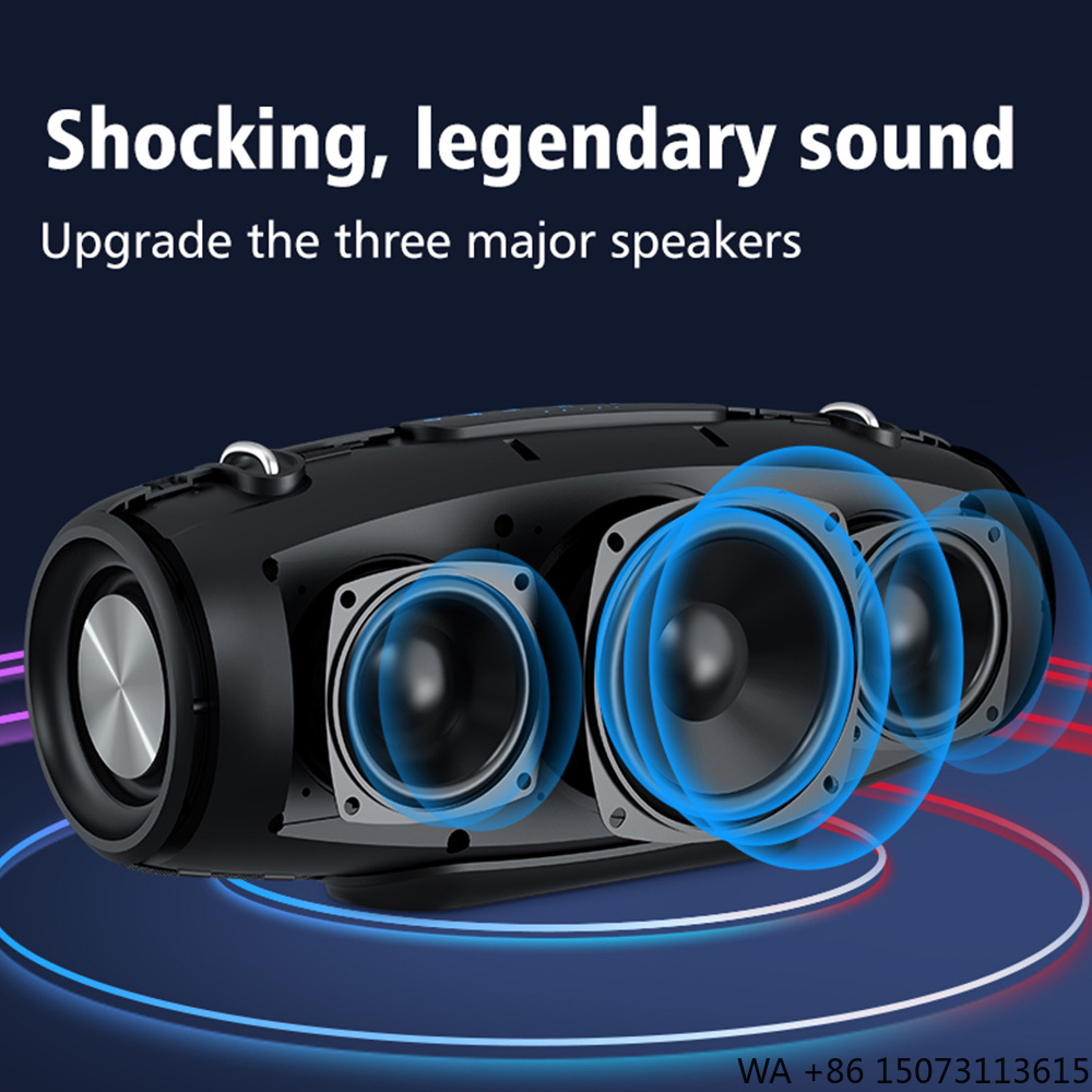 Mini Portable Projector Rechargeable Battery - Caixa de Som Bluetooth Portátil 30W