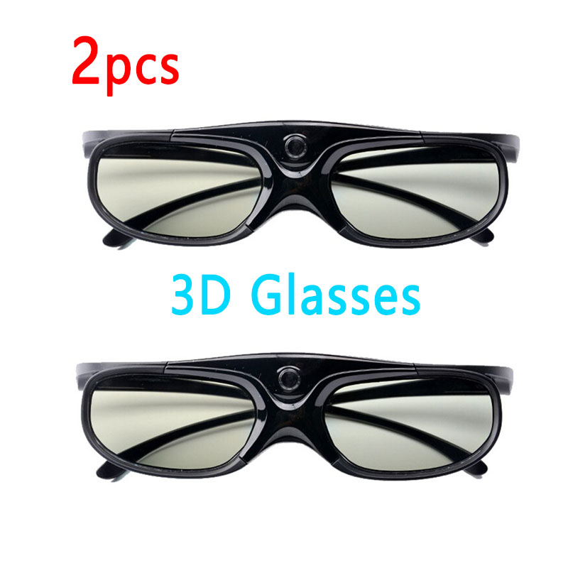 Active 3D Glasses Dlp Link Projector - Obturador Ativo Recarregável para Projetor, Óculos