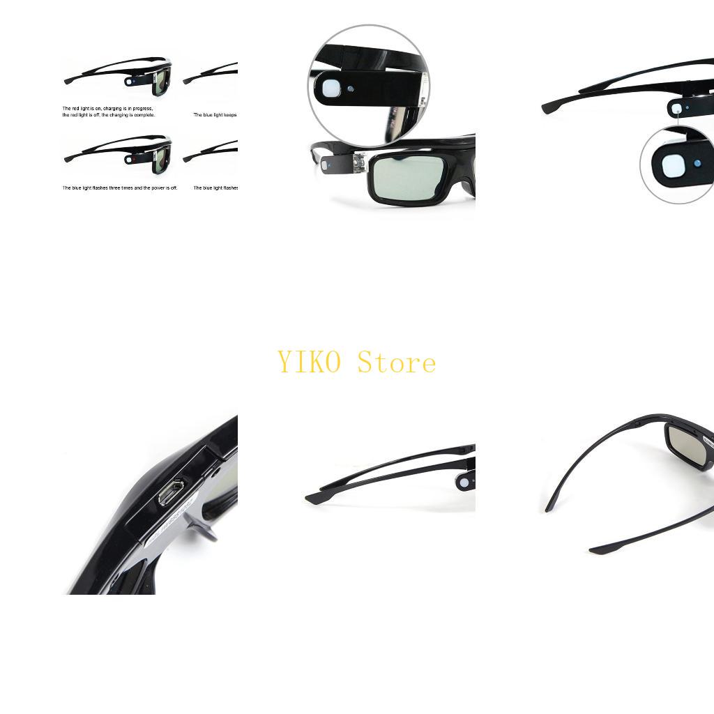 Active 3D Glasses Dlp Link Projector - Óculos 3d k32c, óculos recarregáveis ​​com