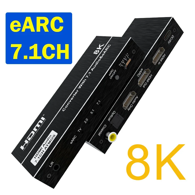 Optical Audio Hdmi Earc Extractor - 8K HDMI EARC Return Audio Extractor