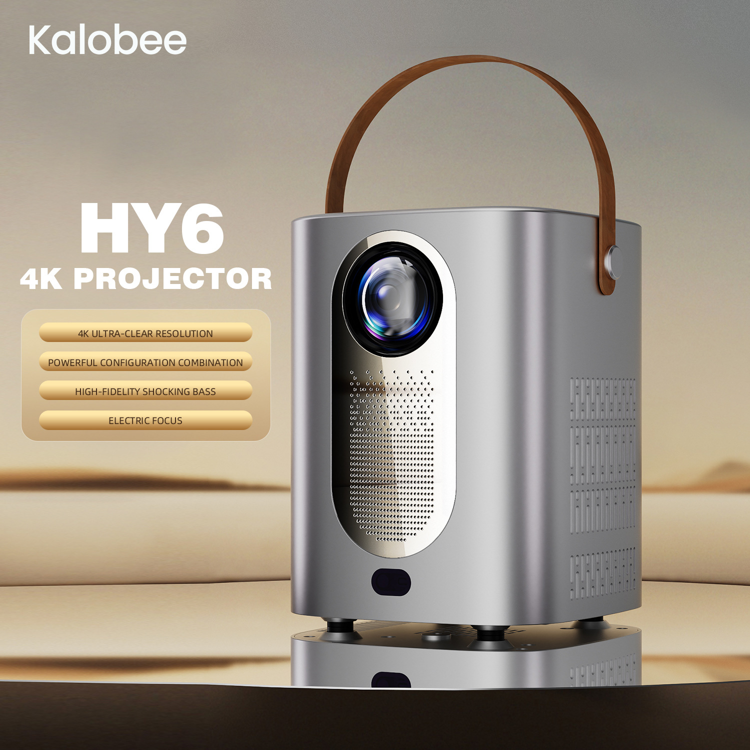 4K Smart Projector Android 11 Wifi 6 - Novo mini projetor inteligente android 11