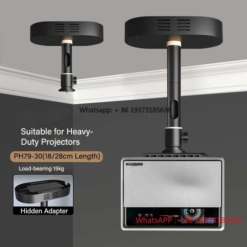 Projector Ceiling Mount Bracket Universal - Suporte giratório universal para projetor, montagem