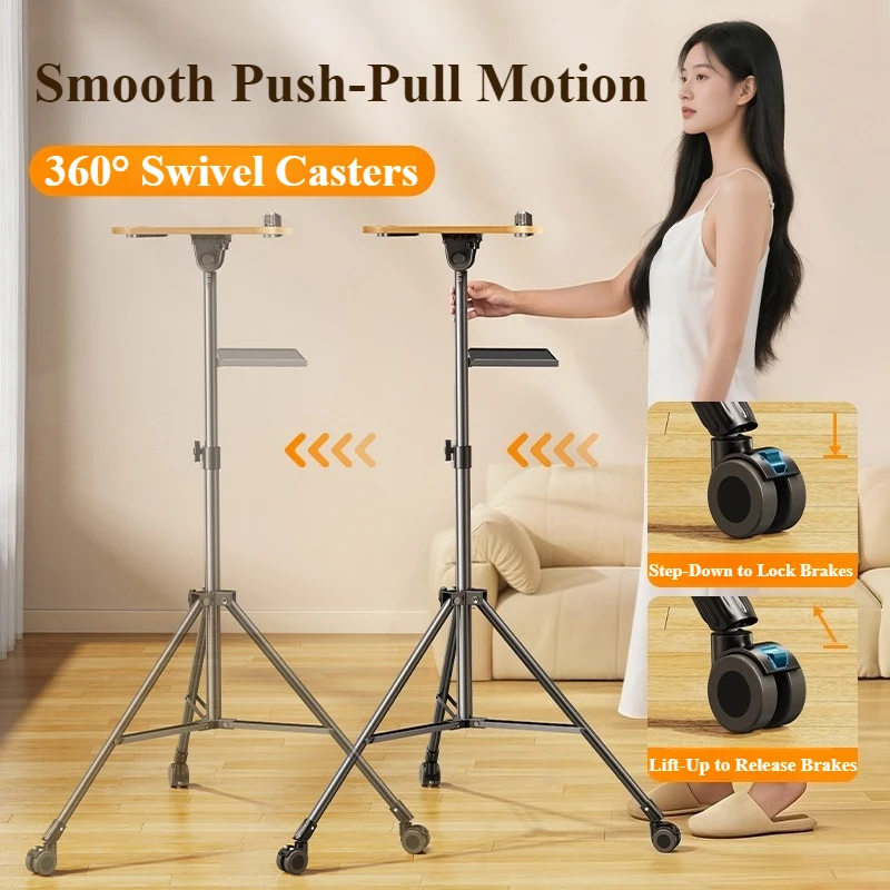 Eary tripé de madeira para lap - Projector Floor Stand Tripod Adjustable avaliação e preço