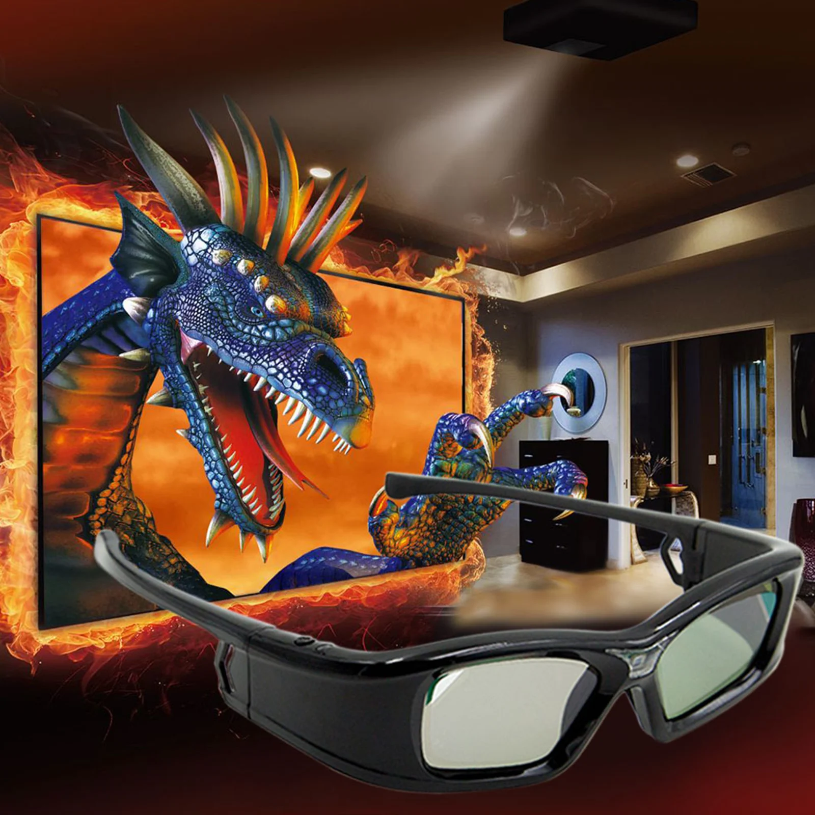GL410 Óculos 3D para Projetor  - Active 3D Glasses Dlp Link Projector avaliação e preço