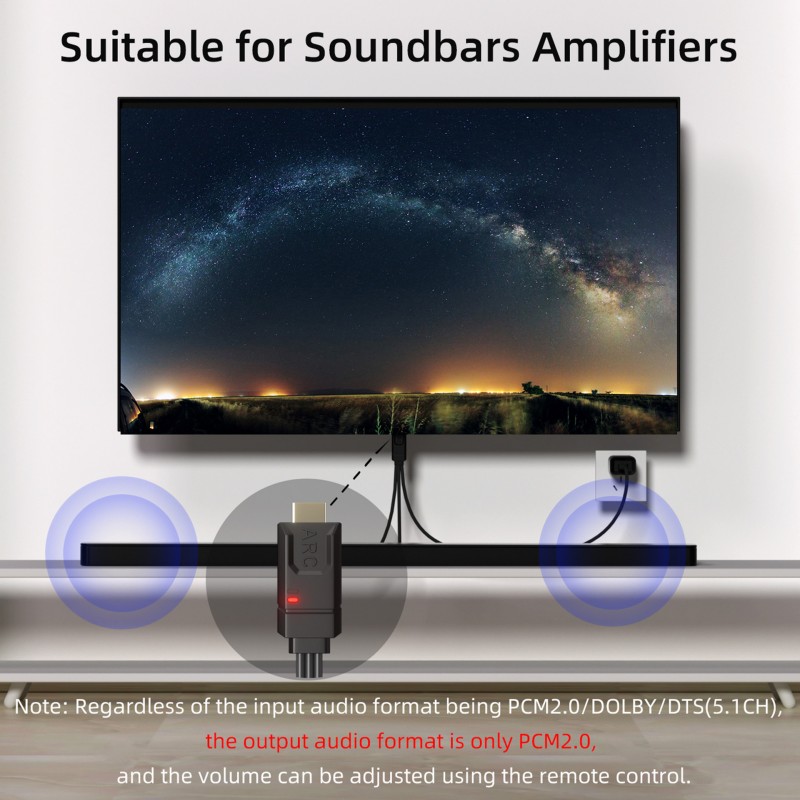 Conversor Extrator de Áudio EA - Optical Audio Hdmi Earc Extractor avaliação e preço