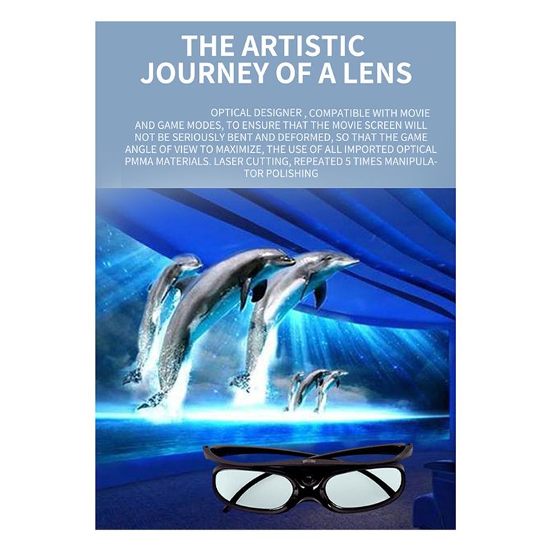 Óculos 3D com Obturador Ativo  - Active 3D Glasses Dlp Link Projector avaliação e preço
