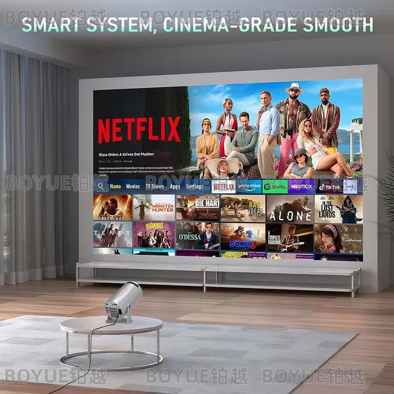 Projetor Portátil 4K Android 1 - 4K Smart Projector Android 11 Wifi 6 avaliação e preço