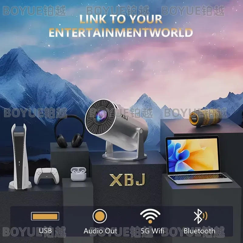 Projetor Portátil 4K Android 1 - 4K Smart Projector Android 11 Wifi 6 avaliação e preço