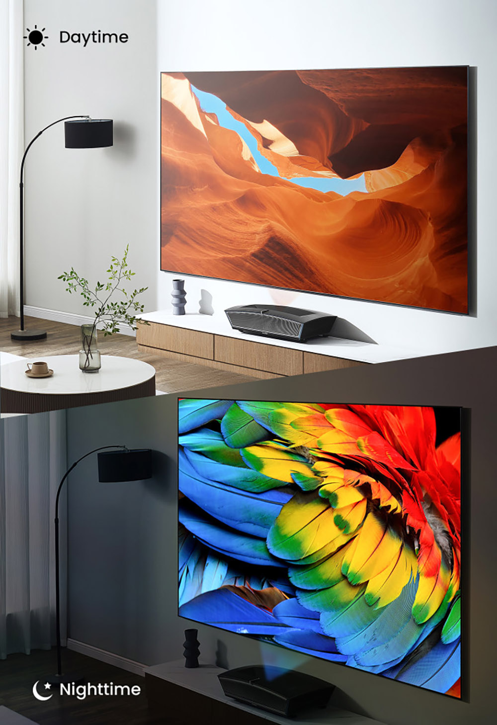 Novo projetor CASIRIS X1A 4K D - Ultra Short Throw Laser Projector 4K avaliação e preço