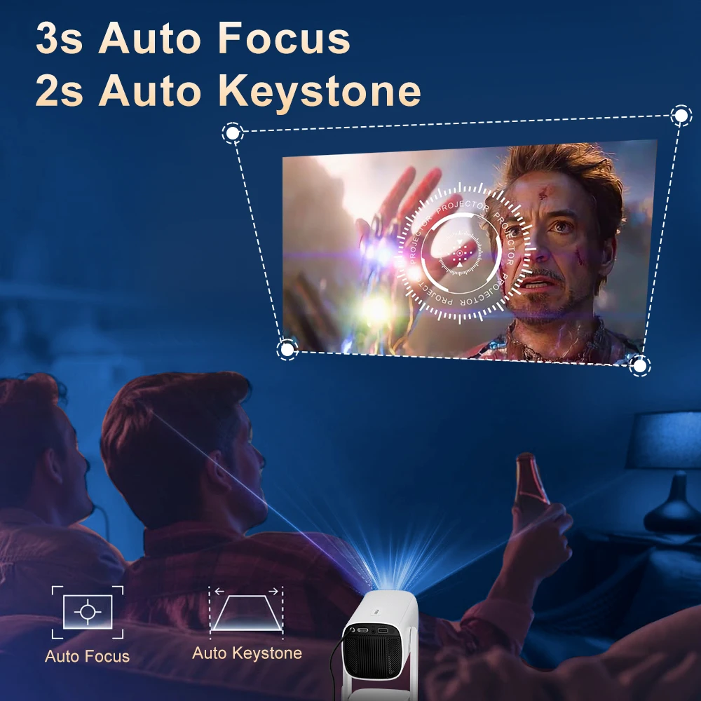 ZDSSY Projetor 4K K2 Smart And - Auto Focus Keystone Correction Projector avaliação e preço