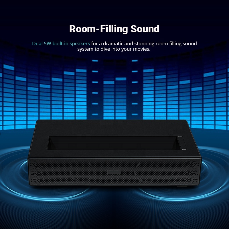 Projetor Inteligente Android D - Ultra Short Throw Laser Projector 4K avaliação e preço