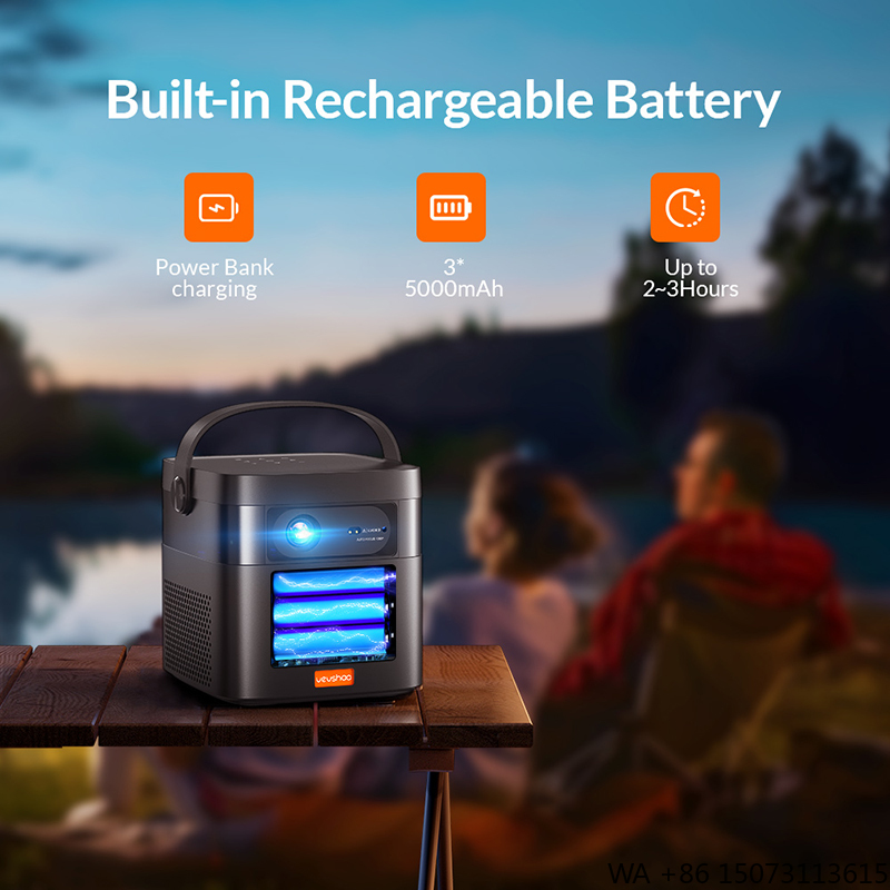 Projetor Mini Portátil com Bat - Mini Portable Projector Rechargeable Battery avaliação e preço