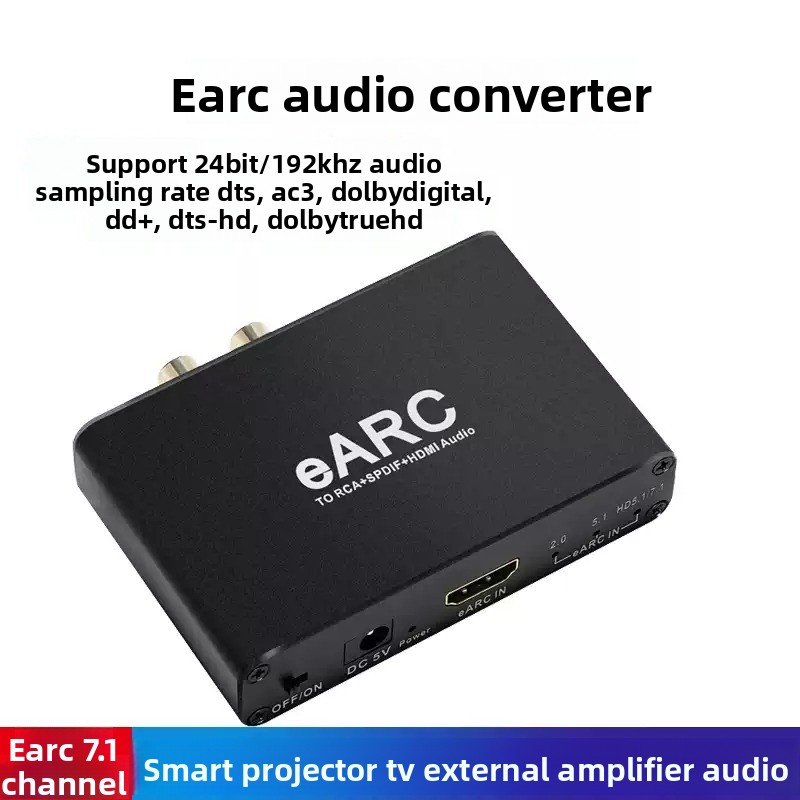 Extrator de áudio eARC, conver - Optical Audio Hdmi Earc Extractor avaliação e preço