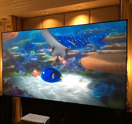 Tela de Projeção ALR de 120 Po - Ultra Short Throw Laser Projector 4K avaliação e preço