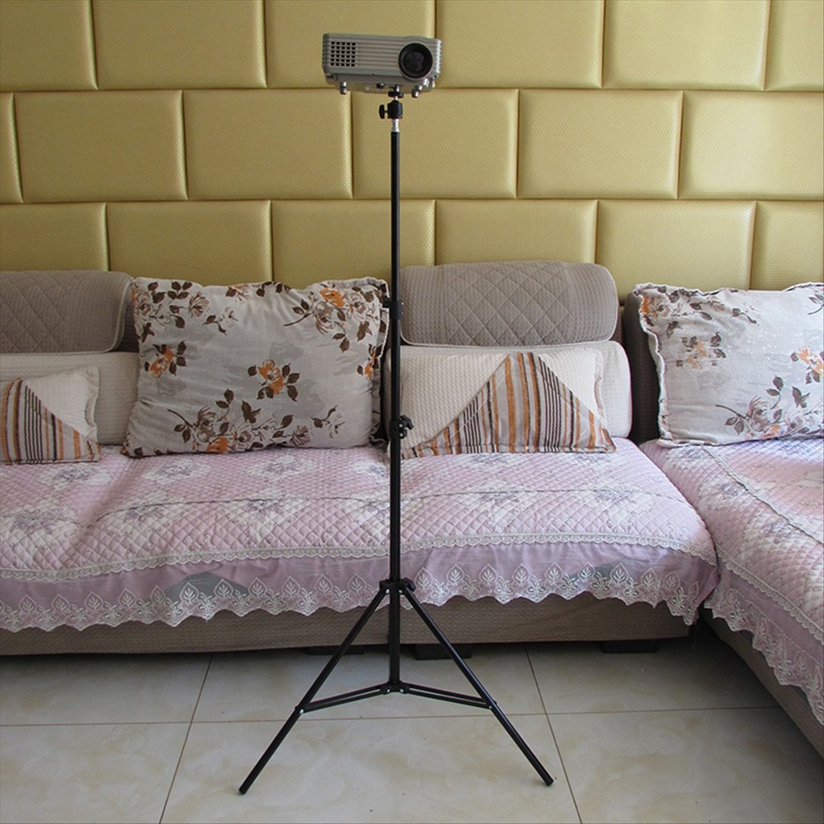 Tripé de projetor ajustável, t - Projector Floor Stand Tripod Adjustable avaliação e preço