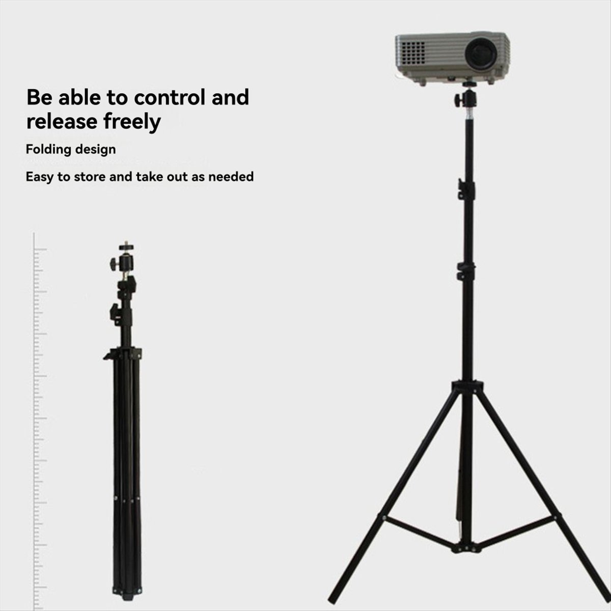 Tripé de projetor ajustável, t - Projector Floor Stand Tripod Adjustable avaliação e preço