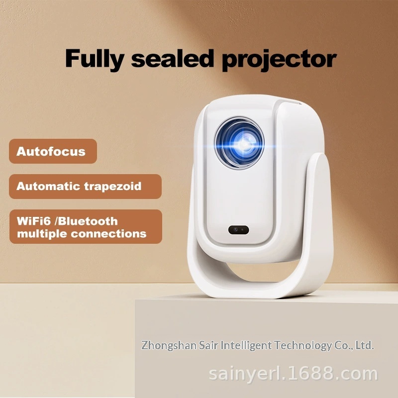 Projetor Saier B13 com adaptaç - Auto Focus Keystone Correction Projector avaliação e preço