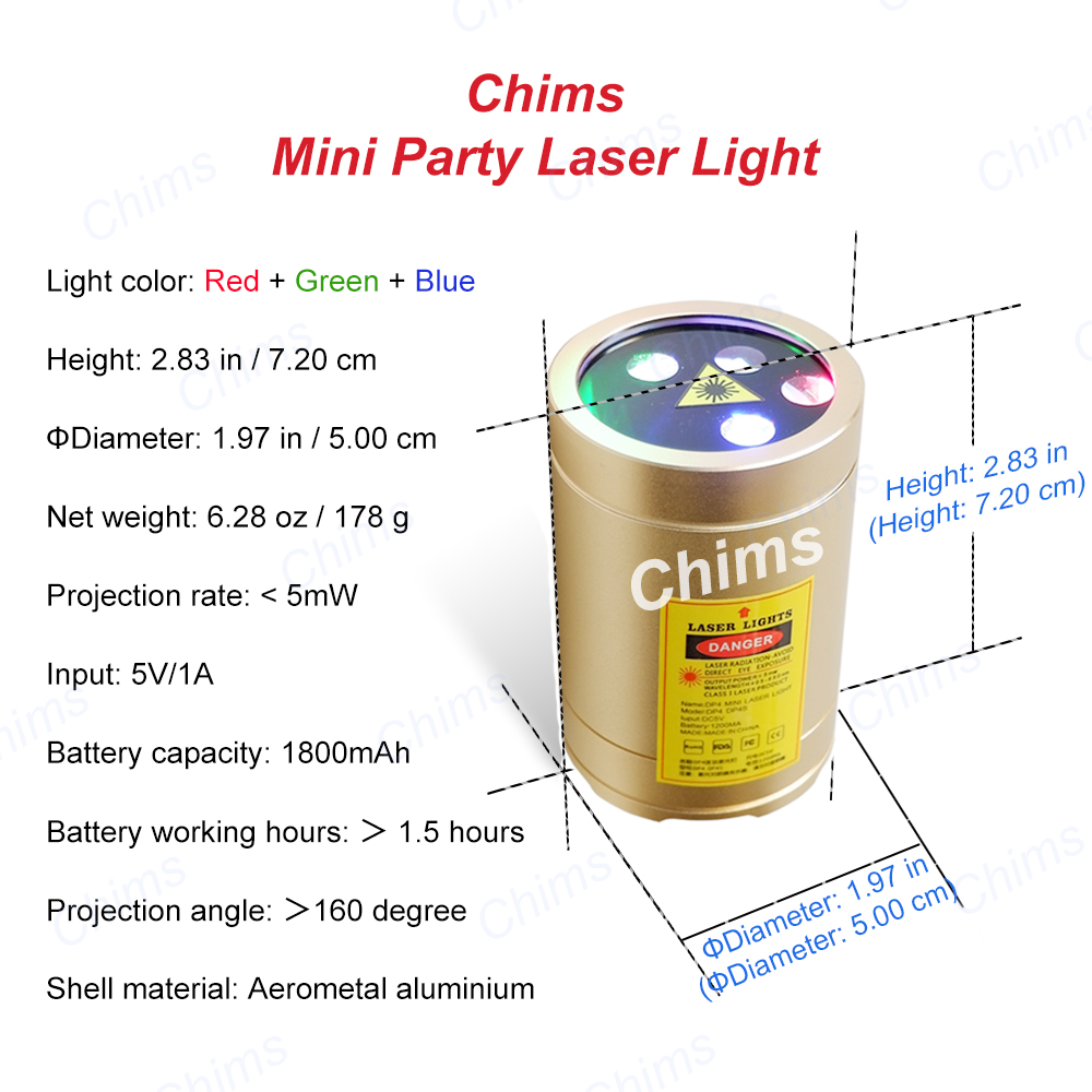 Chims mini luzes laser portáti - Mini Portable Projector Rechargeable Battery avaliação e preço
