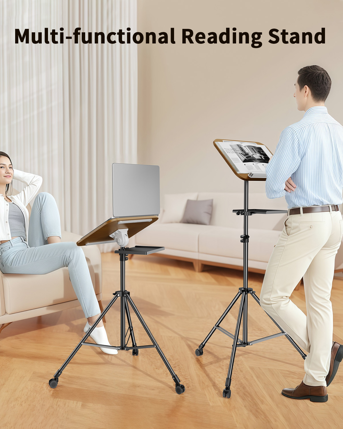 Oatsbasf portátil portátil tri - Projector Floor Stand Tripod Adjustable avaliação e preço