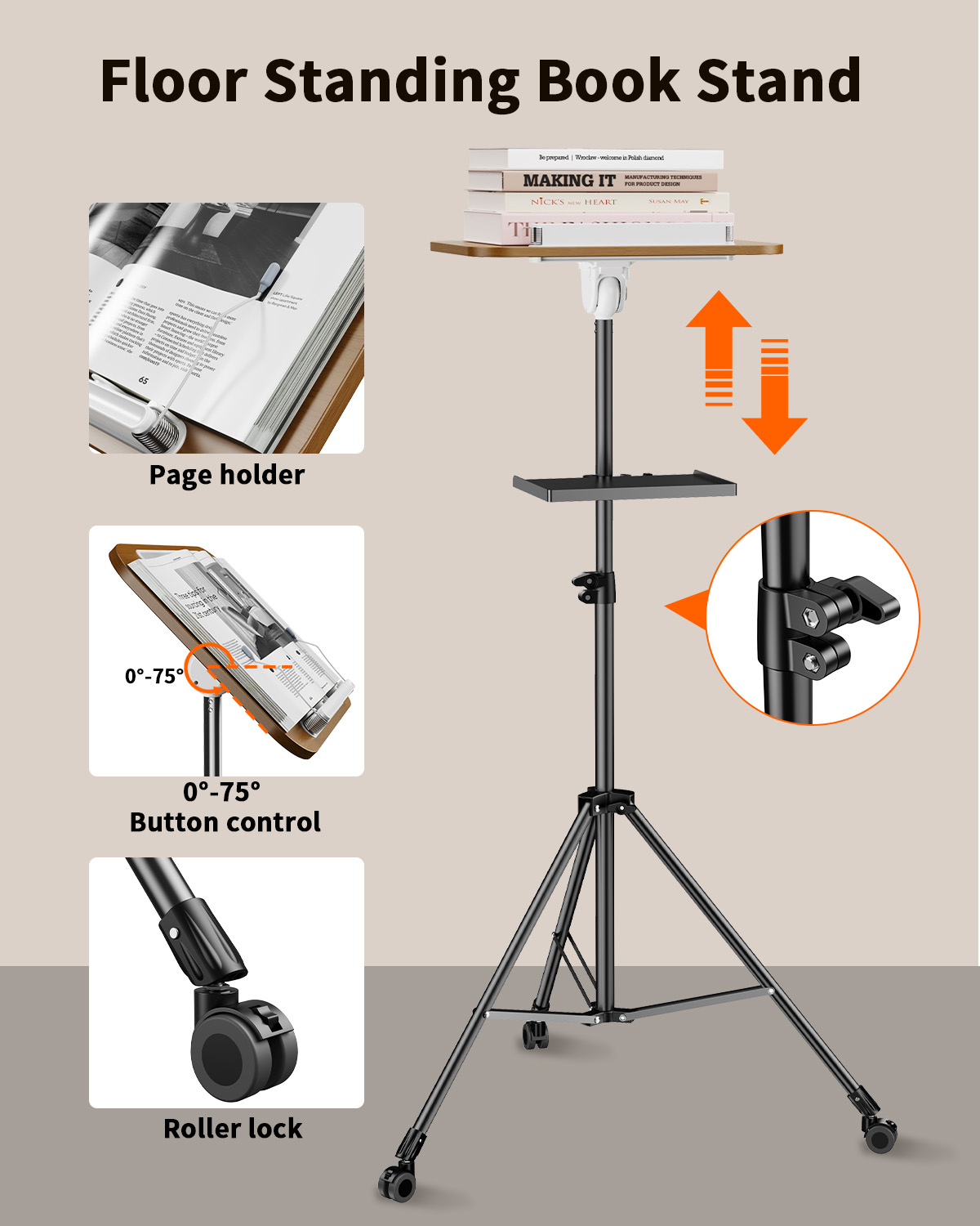 Oatsbasf portátil portátil tri - Projector Floor Stand Tripod Adjustable avaliação e preço