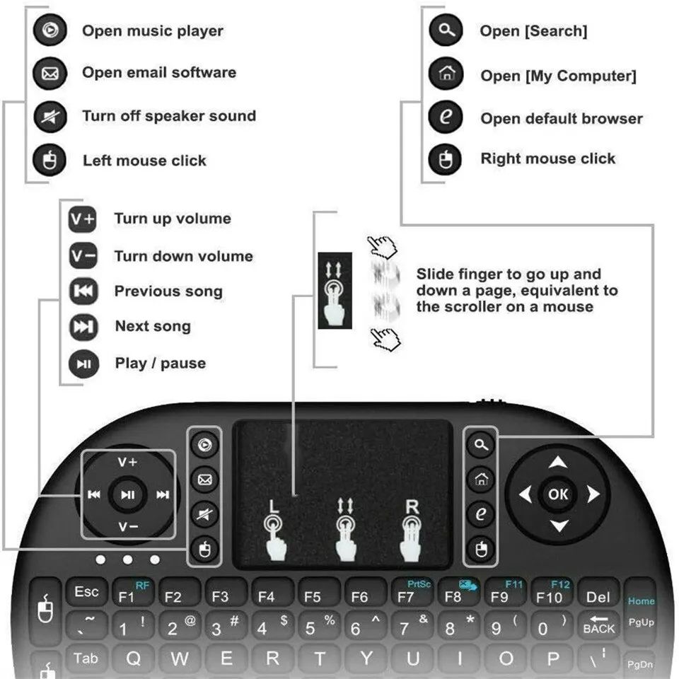 Mini teclado bluetooth portáti - Mini Portable Projector Rechargeable Battery avaliação e preço