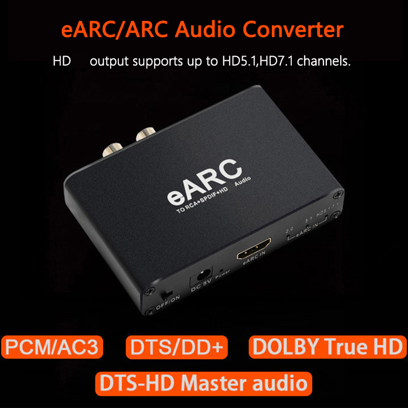 Conversor Extrator de Áudio RC - Optical Audio Hdmi Earc Extractor avaliação e preço