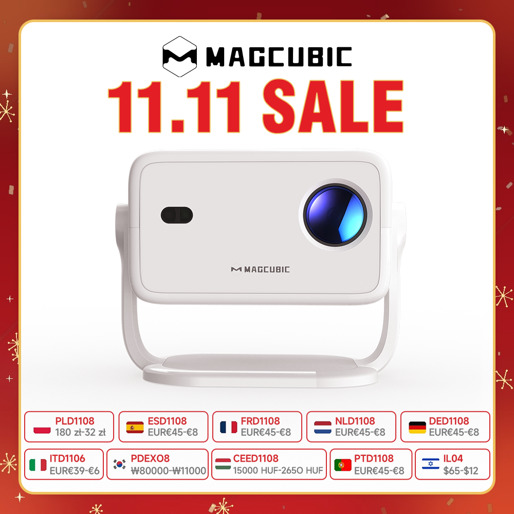 Projetor Magcubic 8K L018 650A - Auto Focus Keystone Correction Projector avaliação e preço