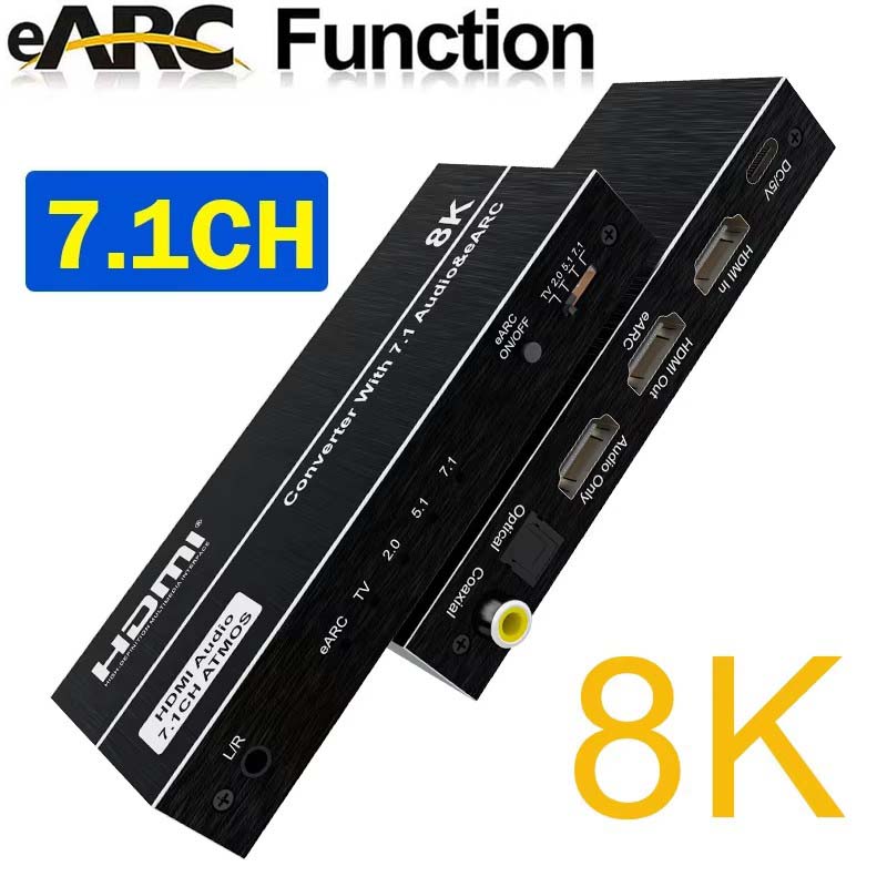 Extrator de Áudio HDMI 8K com  - Optical Audio Hdmi Earc Extractor avaliação e preço