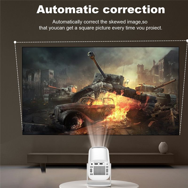 Projetor inteligente P30 com W - 4K Smart Projector Android 11 Wifi 6 avaliação e preço