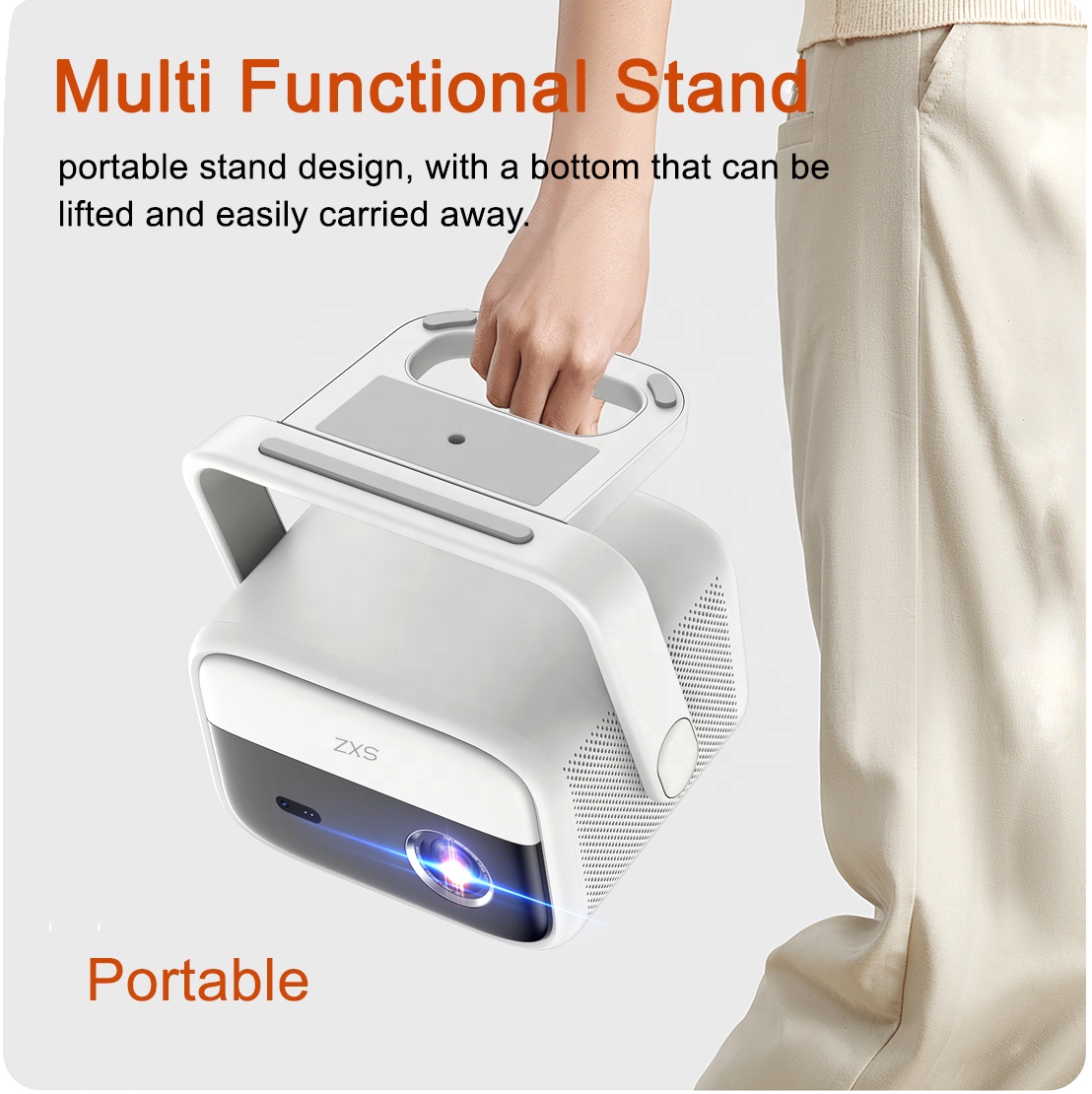 Projetor Portátil Inteligente  - Mini Portable Projector Rechargeable Battery avaliação e preço