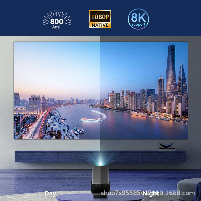 Projetor Inteligente LGOODVIN  - Auto Focus Keystone Correction Projector avaliação e preço
