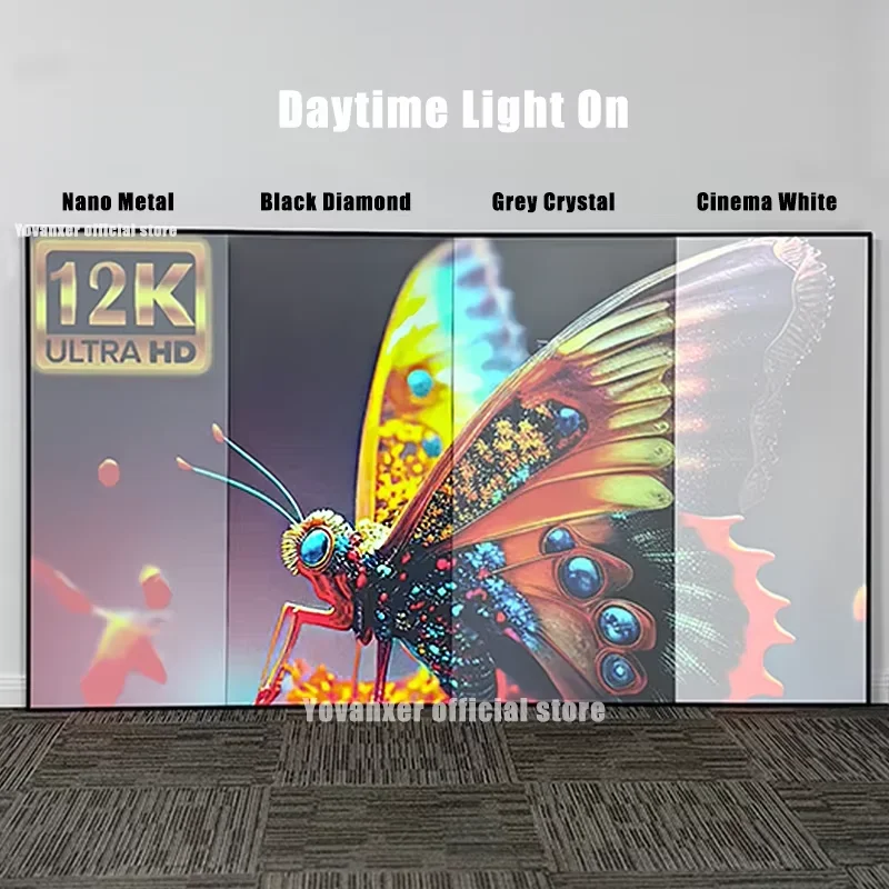 Tamanhos populares luz ambient - Alr Ambient Light Rejecting Projector Screen avaliação e preço