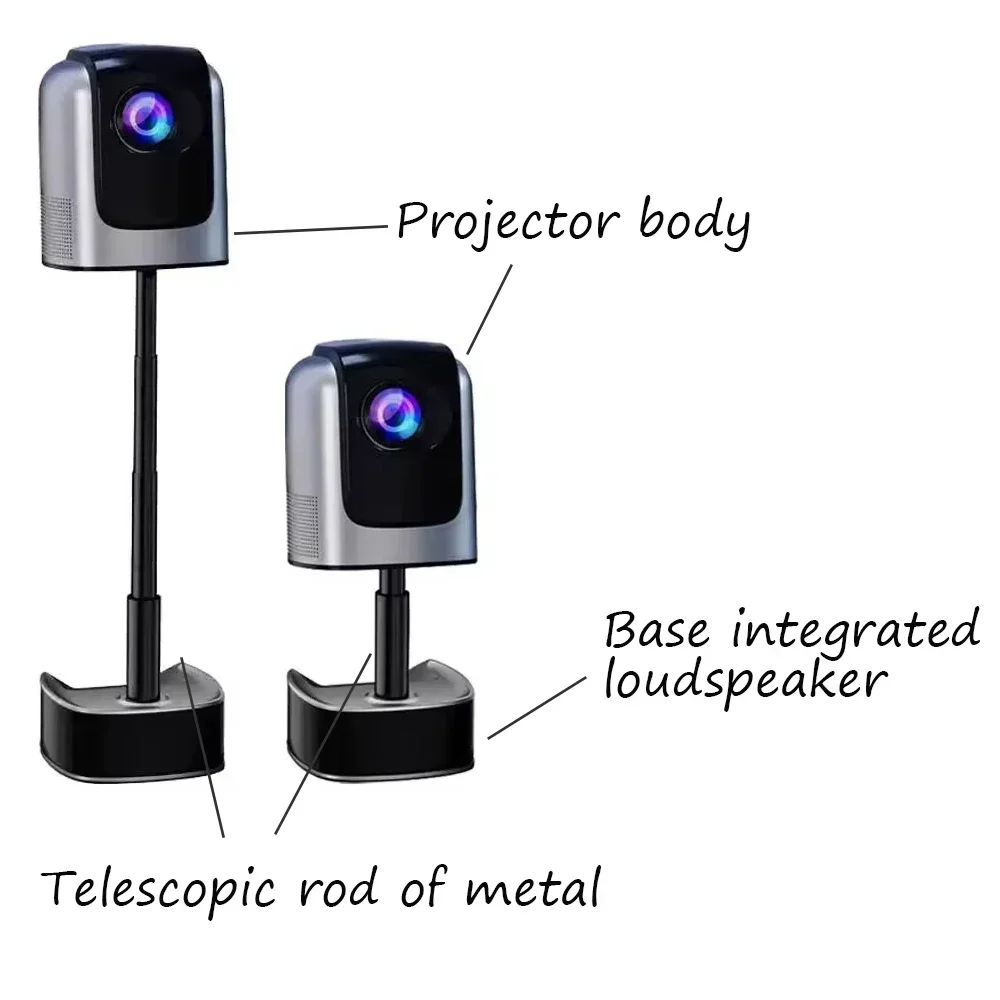 Tripé para Projetor, Caixa de  - 4K Smart Projector Android 11 Wifi 6 avaliação e preço