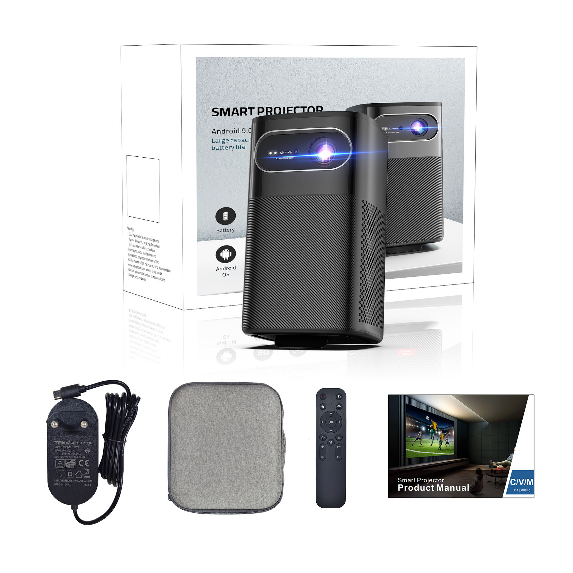 Projetor de Filmes Mini Portát - Mini Portable Projector Rechargeable Battery avaliação e preço