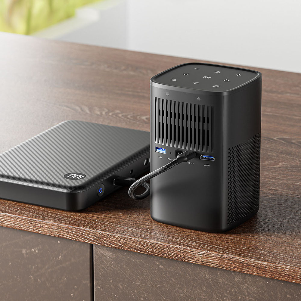 Projetor de Filmes Mini Portát - Mini Portable Projector Rechargeable Battery avaliação e preço