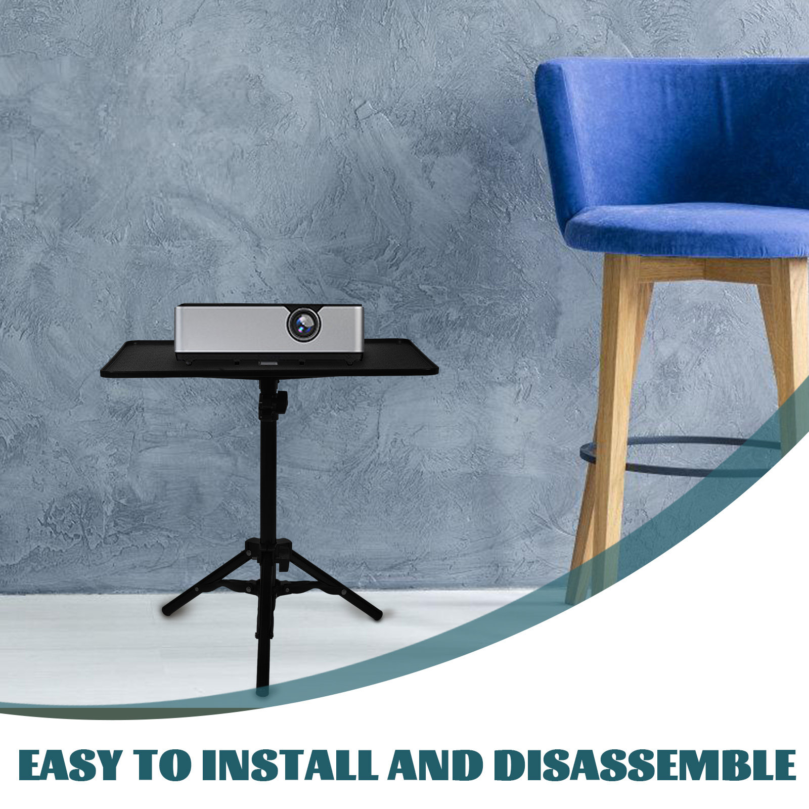 1 conjunto de suporte ajustáve - Projector Floor Stand Tripod Adjustable avaliação e preço