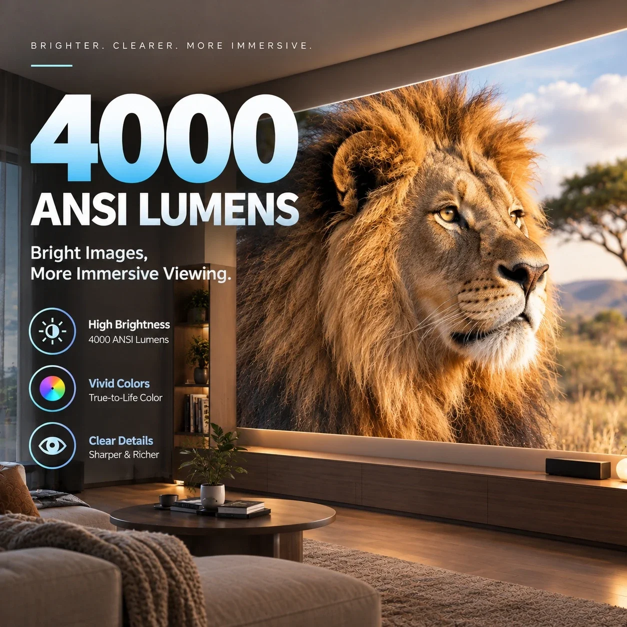 Novo Projetor Inteligente A9T  - Auto Focus Keystone Correction Projector avaliação e preço