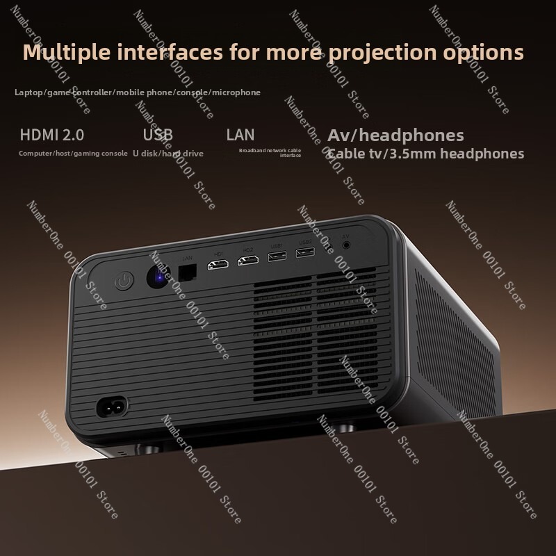 Projetor Portátil Inteligente  - Auto Focus Keystone Correction Projector avaliação e preço