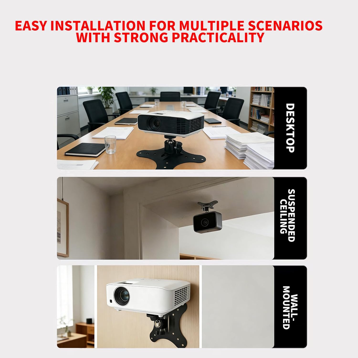 Suporte de Projetor Montado Ve - Projector Ceiling Mount Bracket Universal avaliação e preço