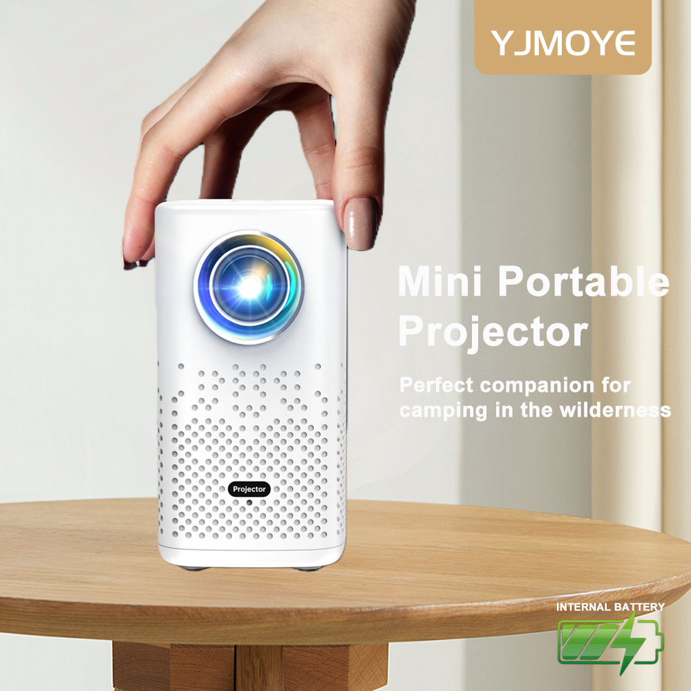 Projetor portátil de alta defi - Mini Portable Projector Rechargeable Battery avaliação e preço