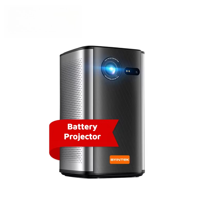 Projetor Mini BYINTEK com Bate - Mini Portable Projector Rechargeable Battery avaliação e preço