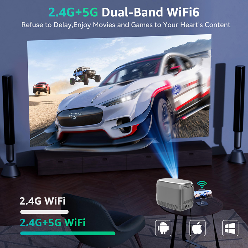 Projetor HD Portátil Recarregá - Mini Portable Projector Rechargeable Battery avaliação e preço