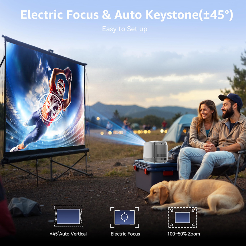 Projetor HD Portátil Recarregá - Mini Portable Projector Rechargeable Battery avaliação e preço
