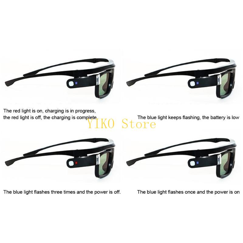 Óculos 3d k32c, óculos recarre - Active 3D Glasses Dlp Link Projector avaliação e preço
