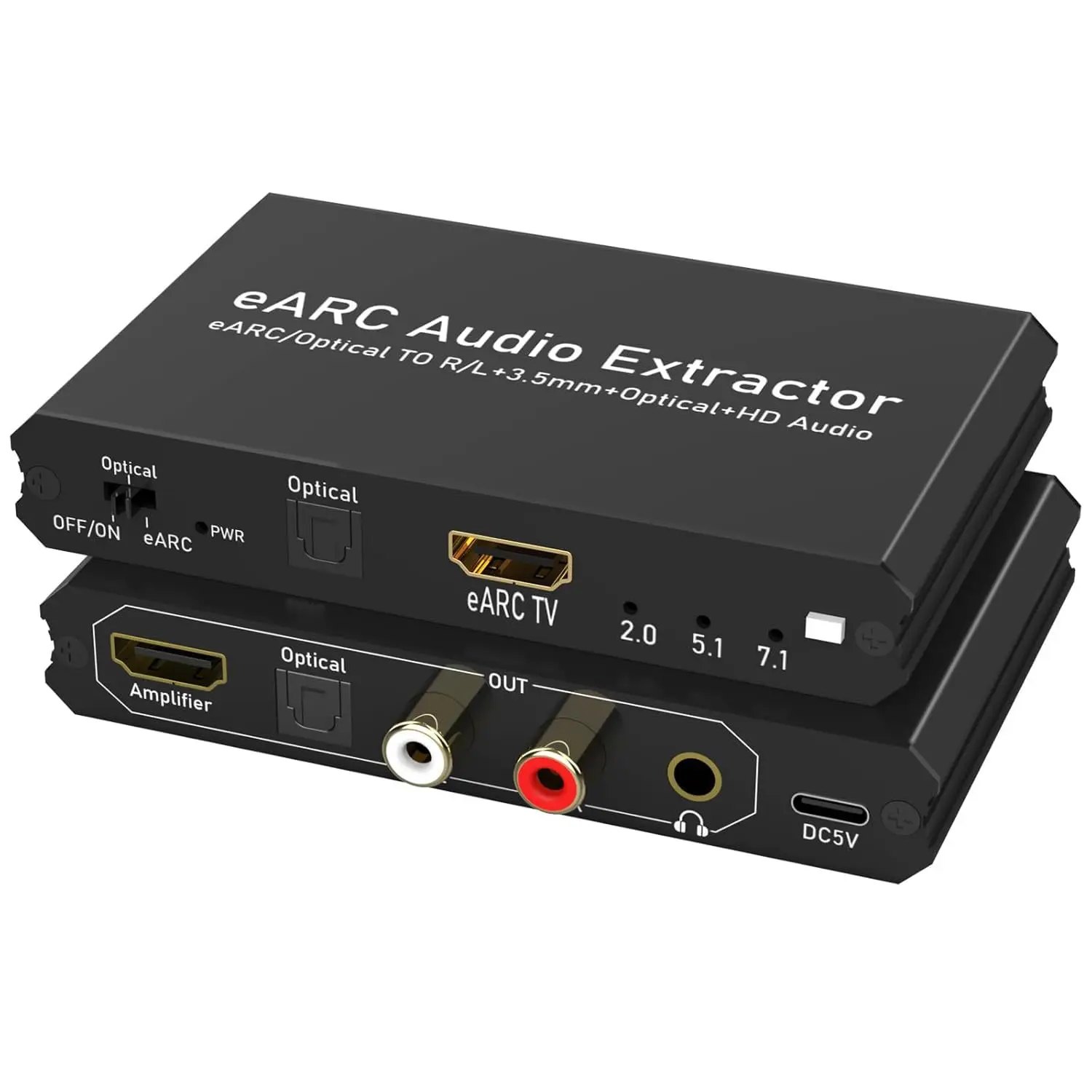Adaptador Conversor de Áudio E - Optical Audio Hdmi Earc Extractor avaliação e preço