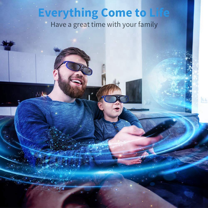 2 pçs óculos de obturador ativ - Active 3D Glasses Dlp Link Projector avaliação e preço