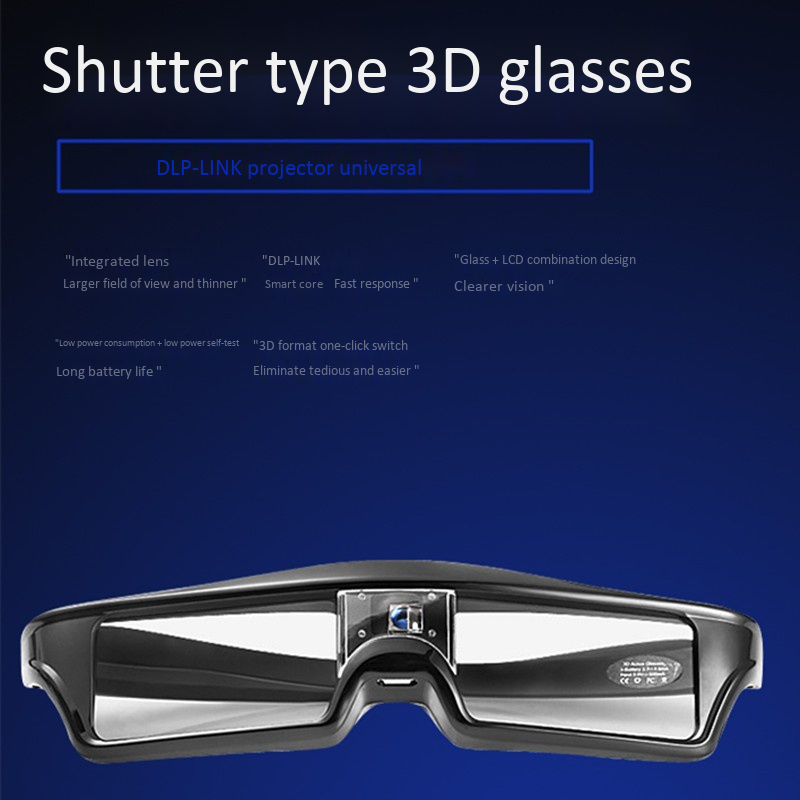 Óculos de filme 3d para projet - Active 3D Glasses Dlp Link Projector avaliação e preço