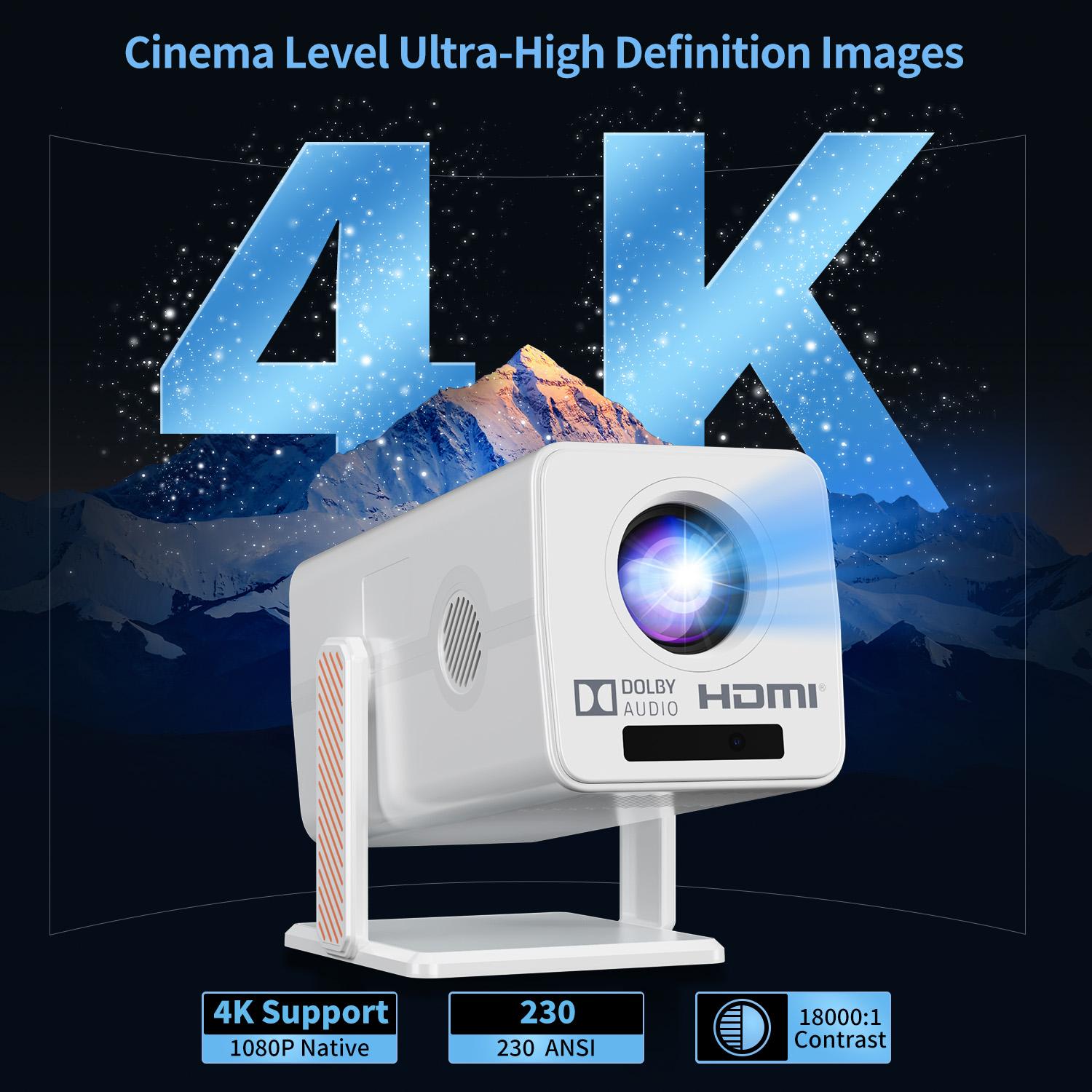 Projetor Inteligente HM103 And - Auto Focus Keystone Correction Projector avaliação e preço